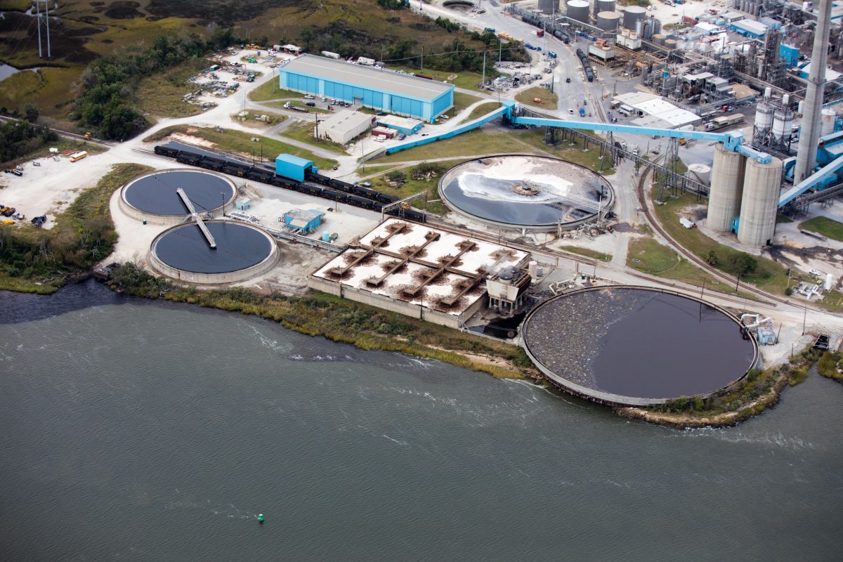 wastewater treatment plant in North Charleston, South Carolina