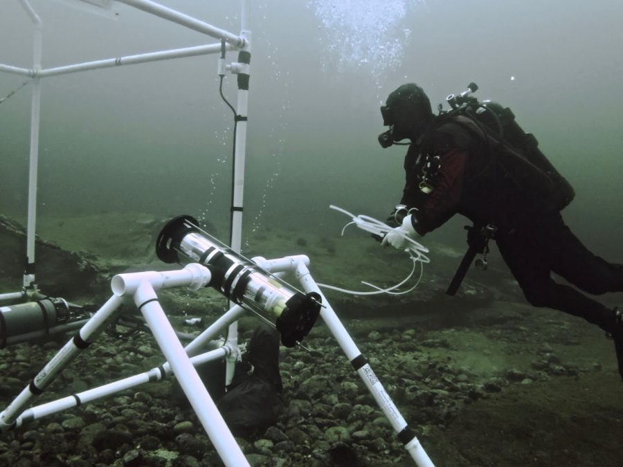 underwater recording equipment