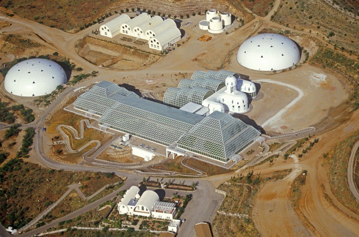 Aerial photo of Bioshpere 2