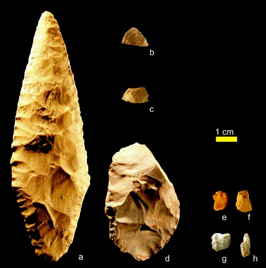 artifacts found in a cave on Haida Gwaii