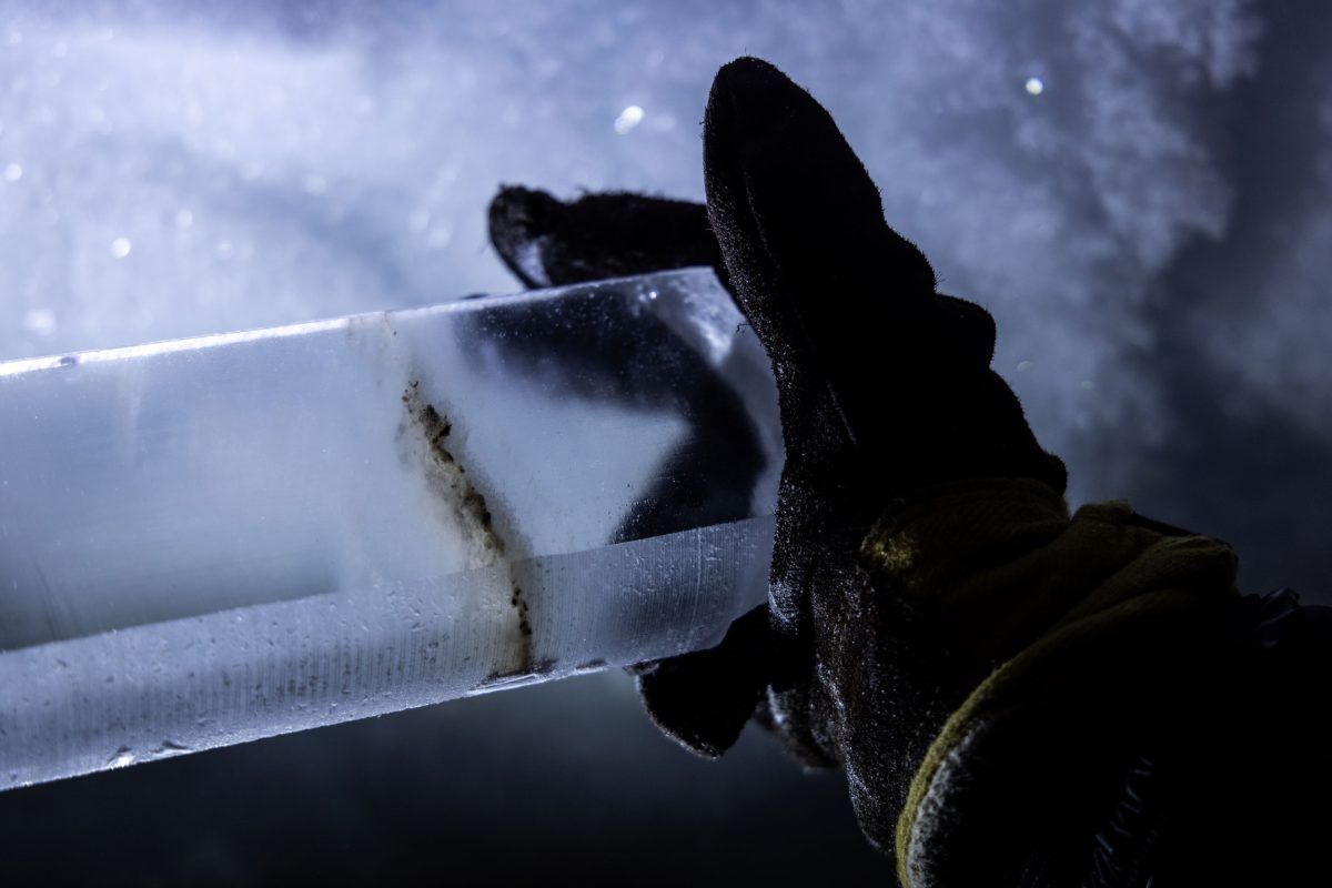 ice core from Greenland