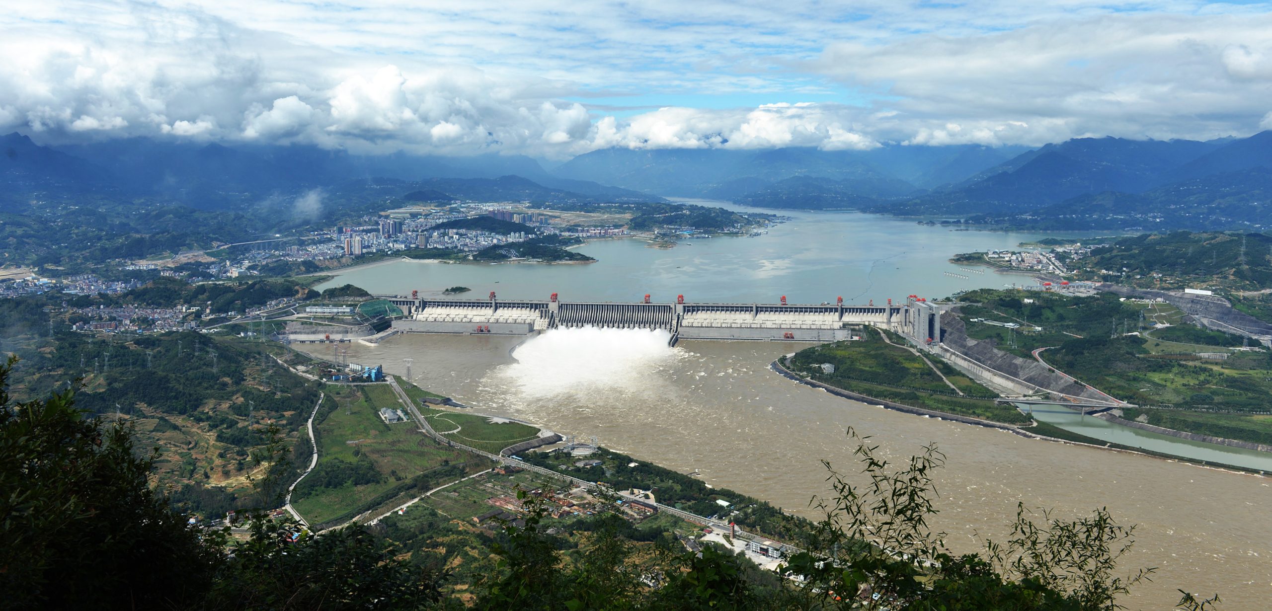 The Three Gorges Dam, which holds back China’s Yangtze River, is the largest hydropower dam in the world. Photo by Imaginechina/Corbis