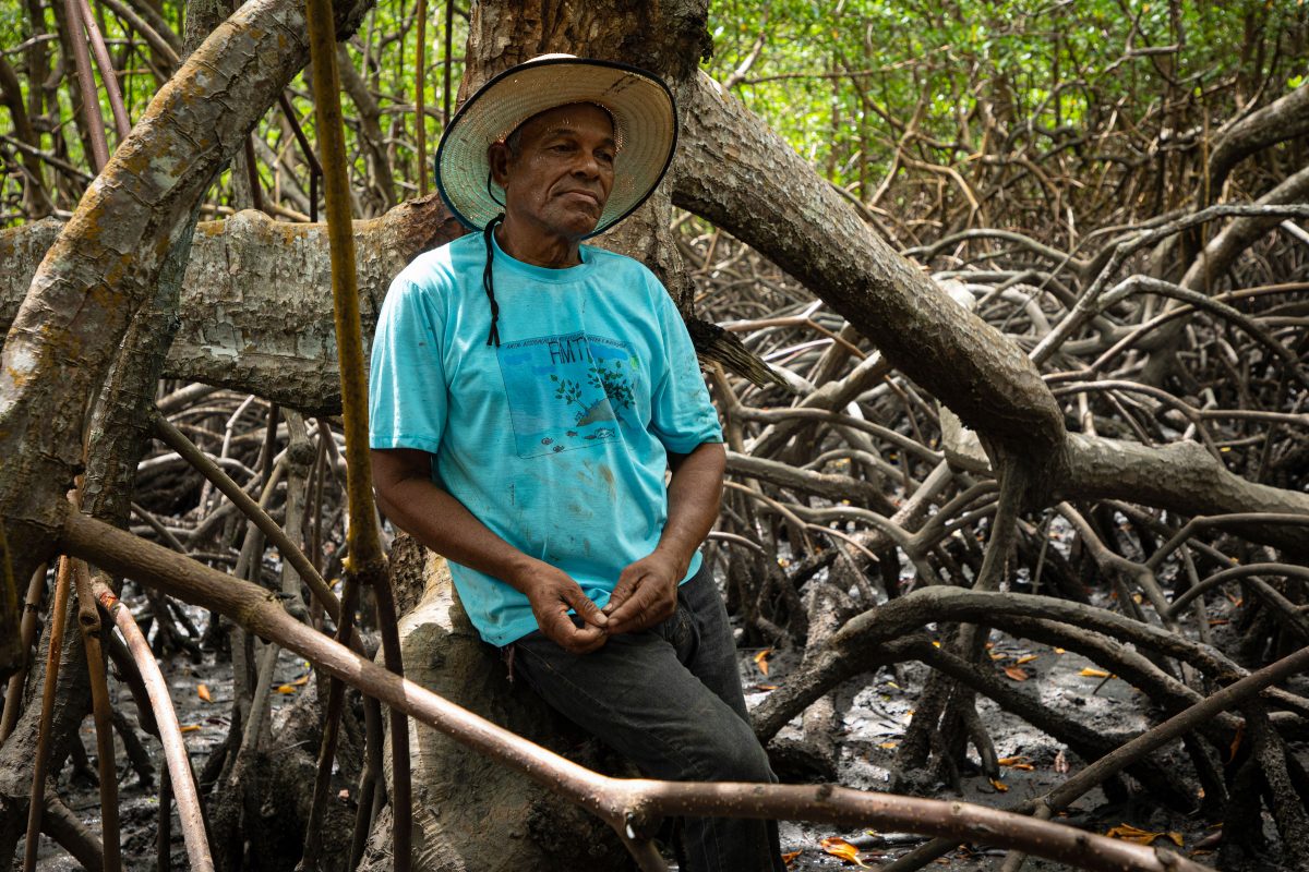 Genilson da Conceicao Batista has been sustainably harvesting crabs and other species from the mangroves since he was a child.