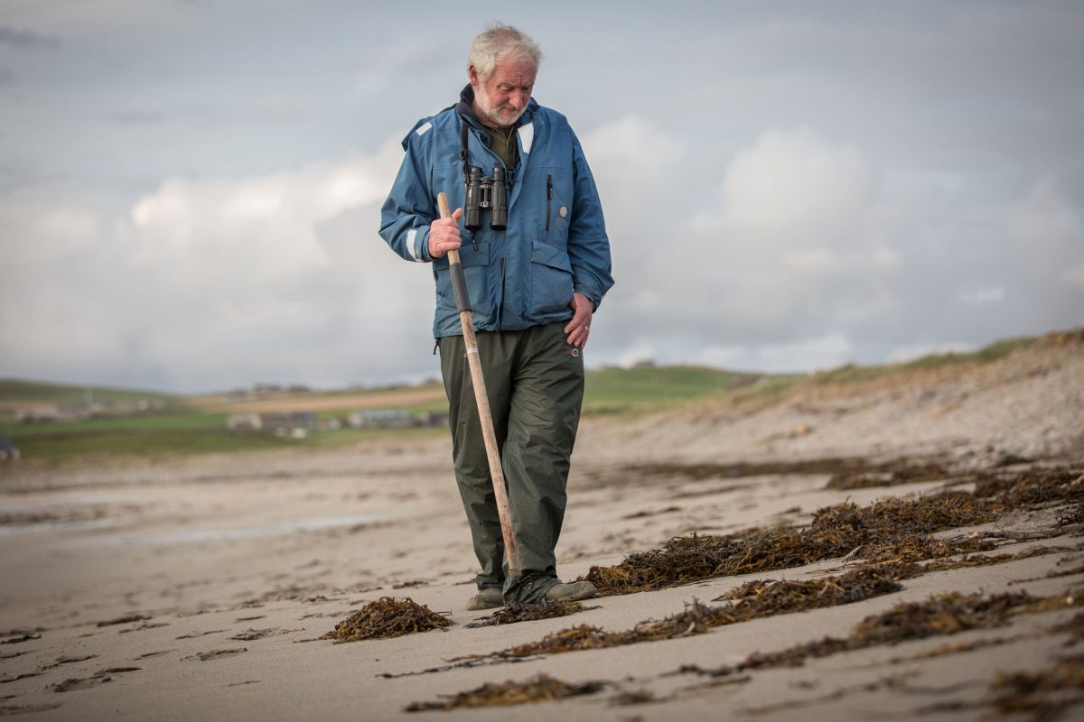 Scottish beach debris expert Martin Gray