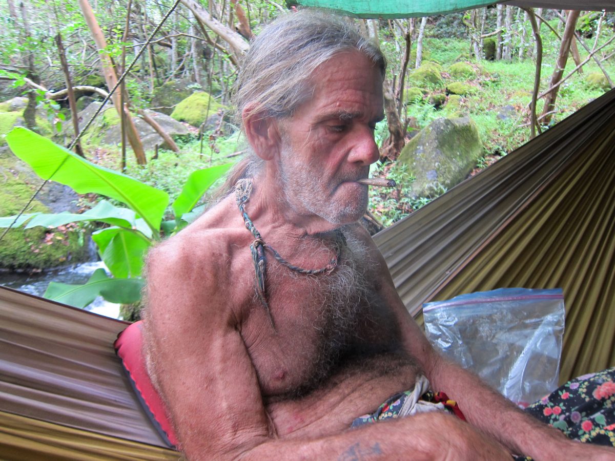 Billy, a squatter in the Kalalau Valley
