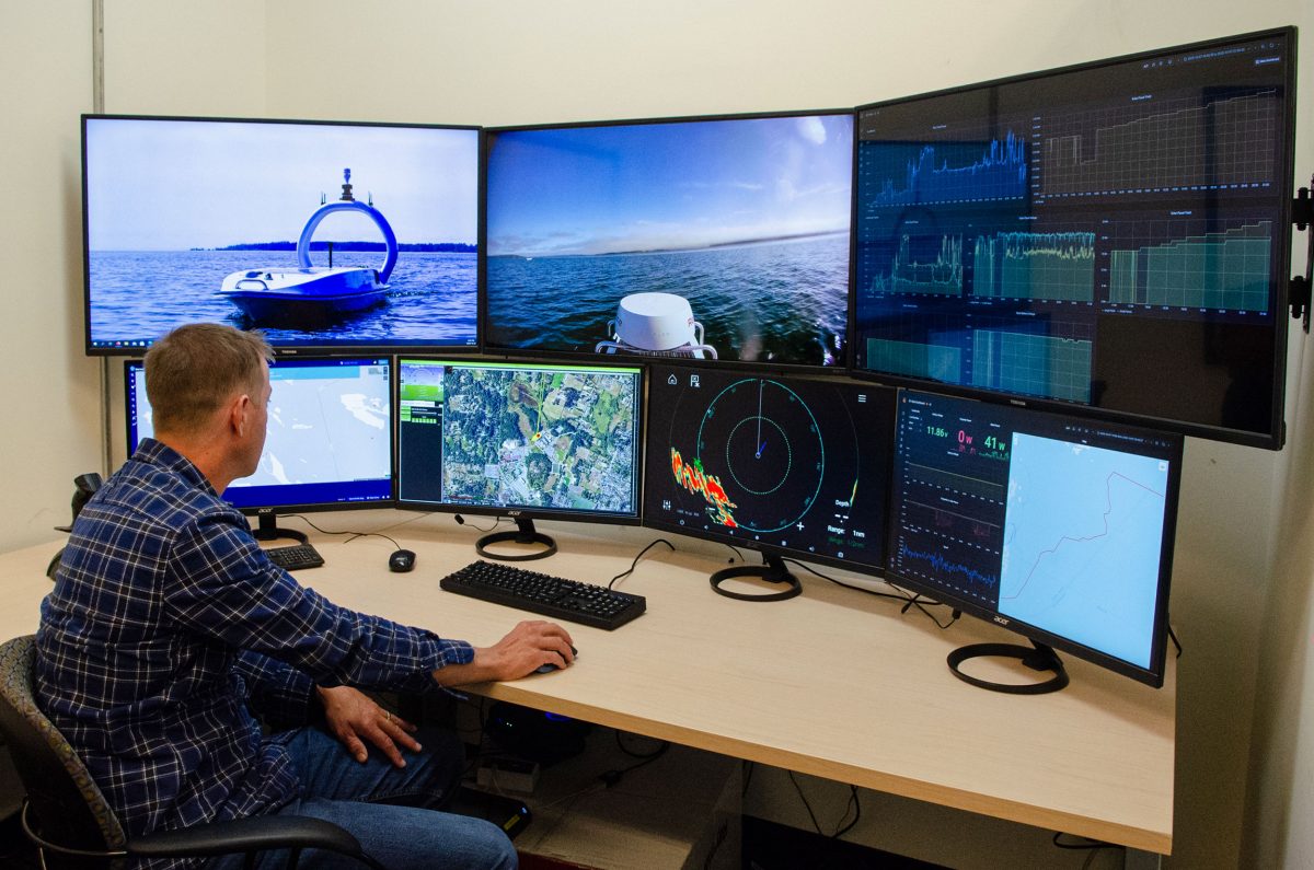 Open Ocean Robotics control room