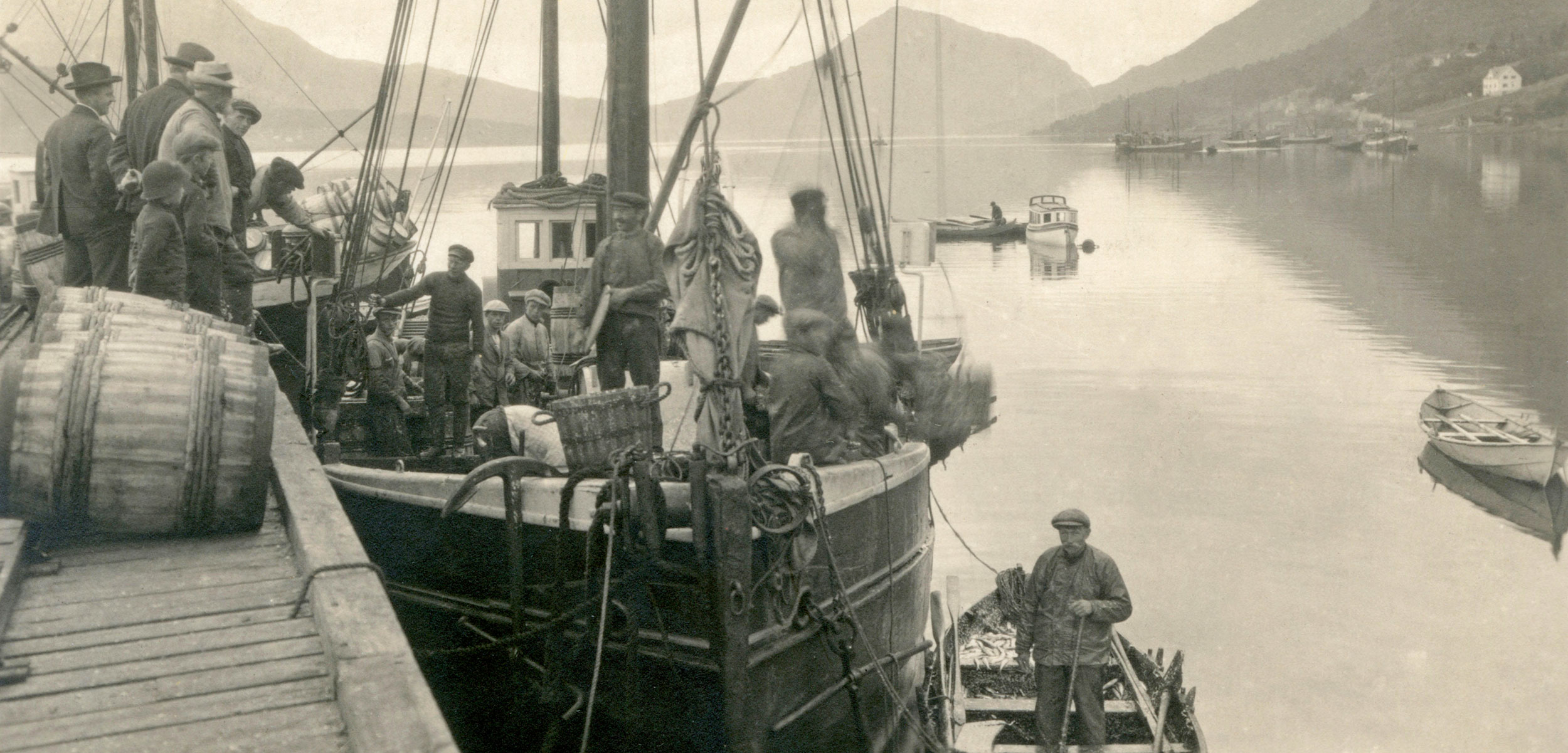Fishing boa,t Sondmore, Orstavik, Norway, 1920s