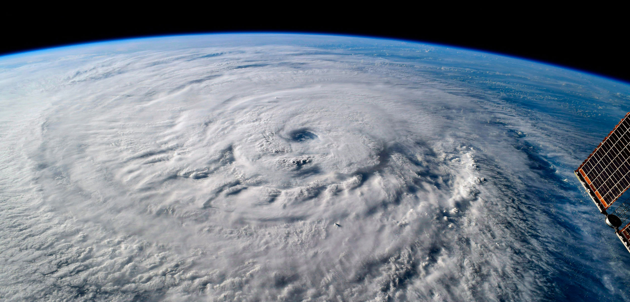 Satellite image of Hurricane Larry