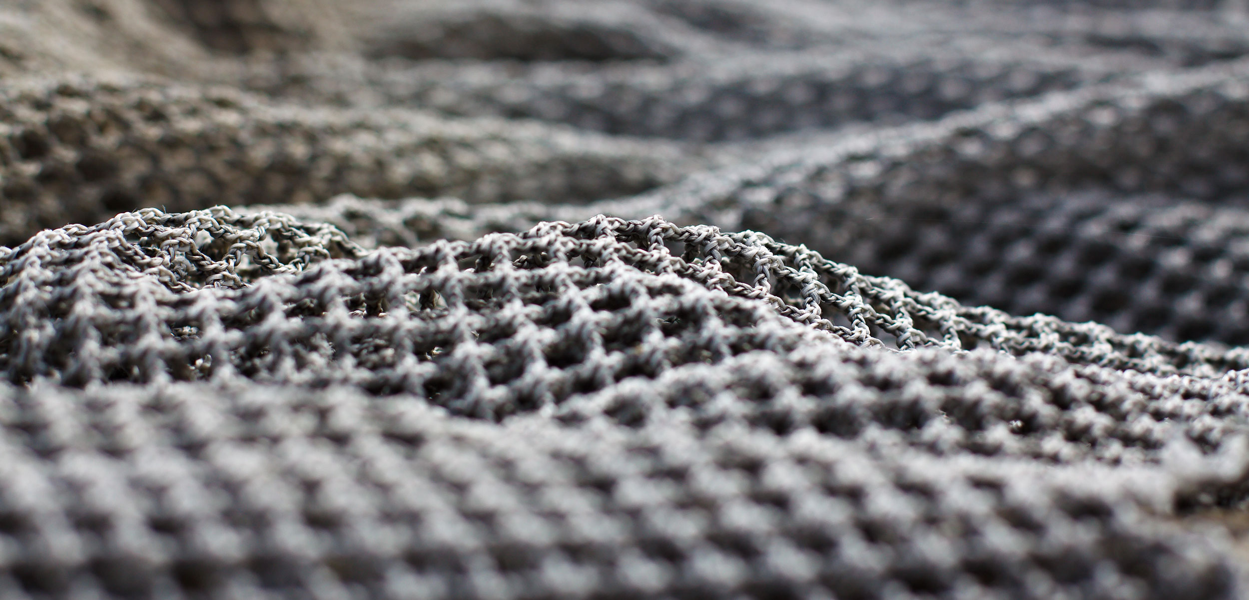 close up photo of a fishing net
