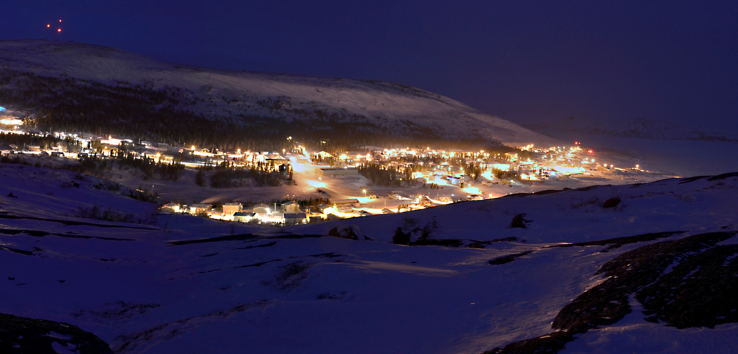 In Nain, a coastal village in Newfoundland and Labrador, the approximately 1,400 residents rely on sea ice for transportation and traditional activities. Photo by Master Corporal Robert LeBlanc, 5th Canadian Division Public Affairs
