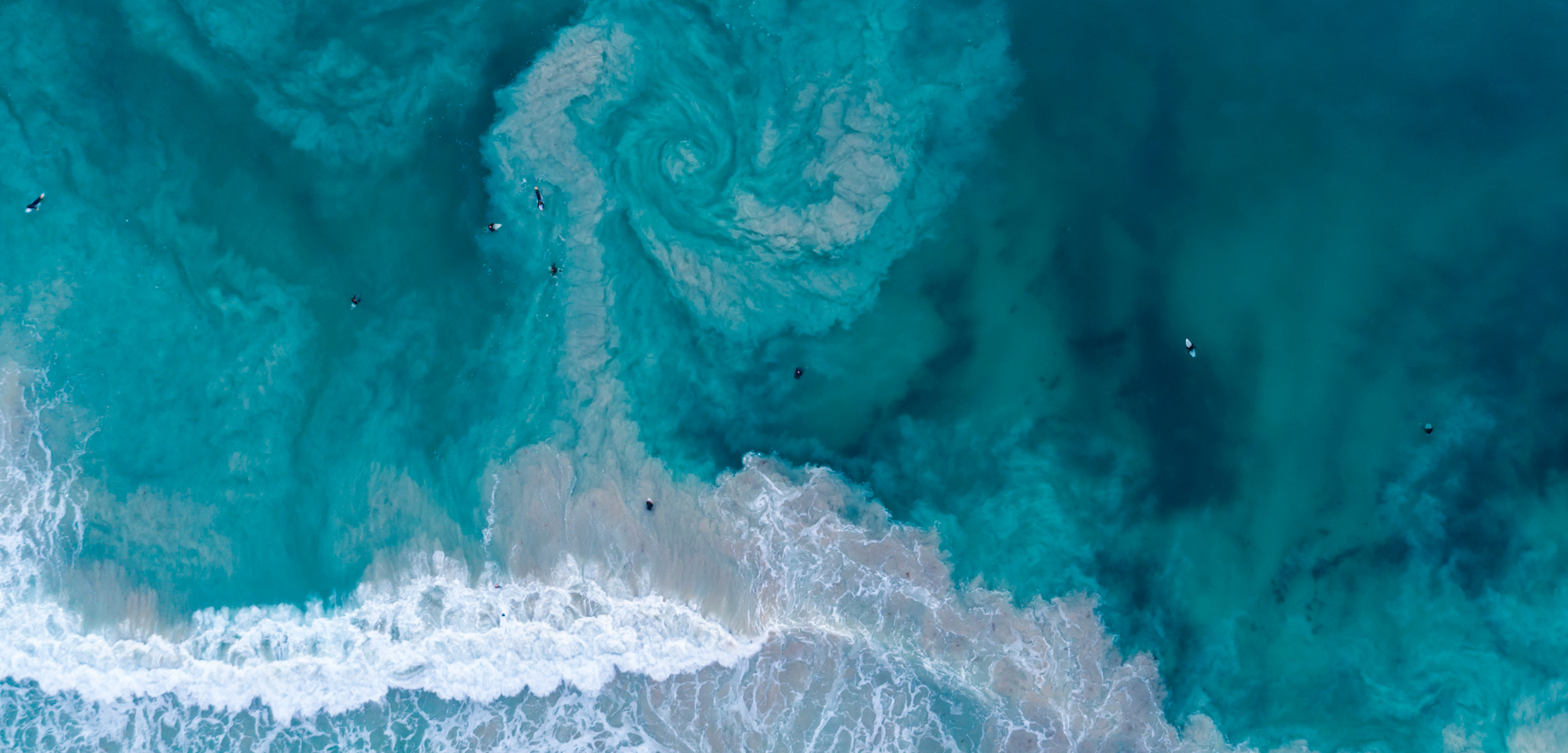 rip current seen from above