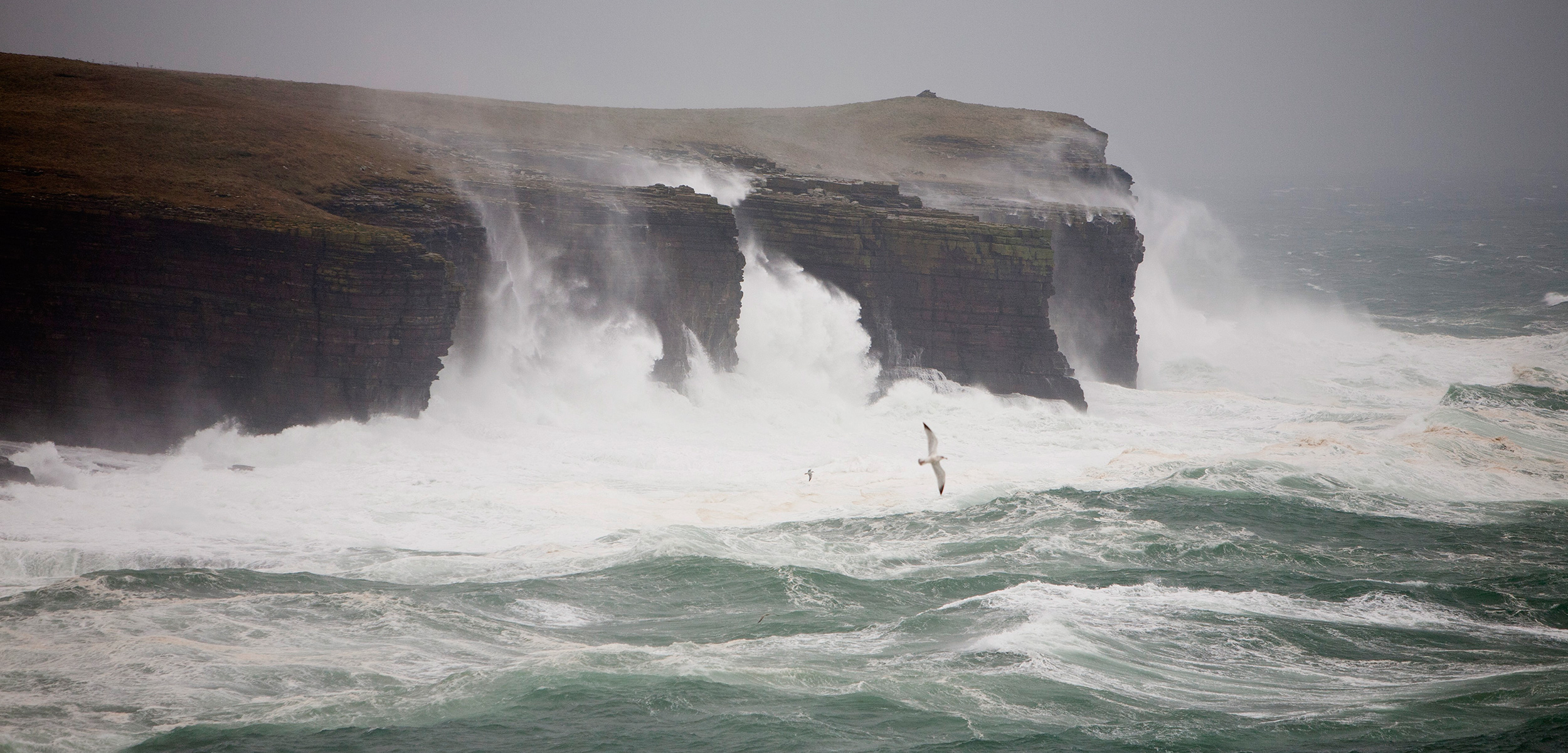 Severe storms threaten coastal archaeological sites in Scotland’s Orkney Islands and elsewhere in the world. Photo by Ashley Cooper/Corbis