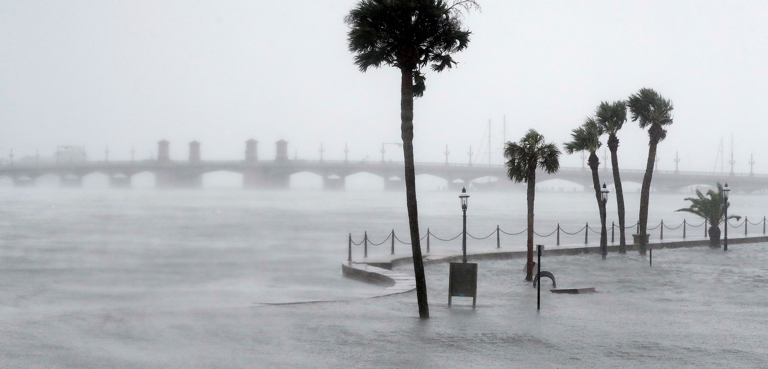 St. Augustine, Florida during Hurricane Matthew