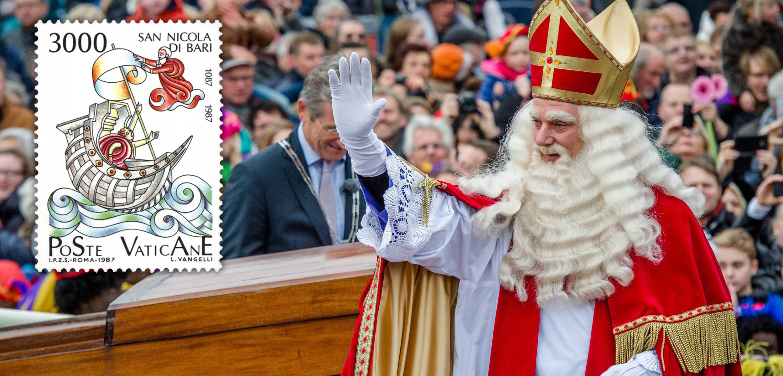 St. Nicholas has a little-known coastal connection: he has been the patron saint of sailors for centuries. Background photo by epa european pressphoto agency b.v./Alamy Stock Photo