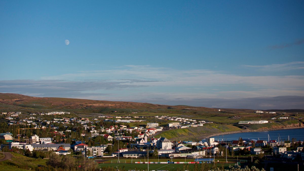city of Húsavík, Iceland
