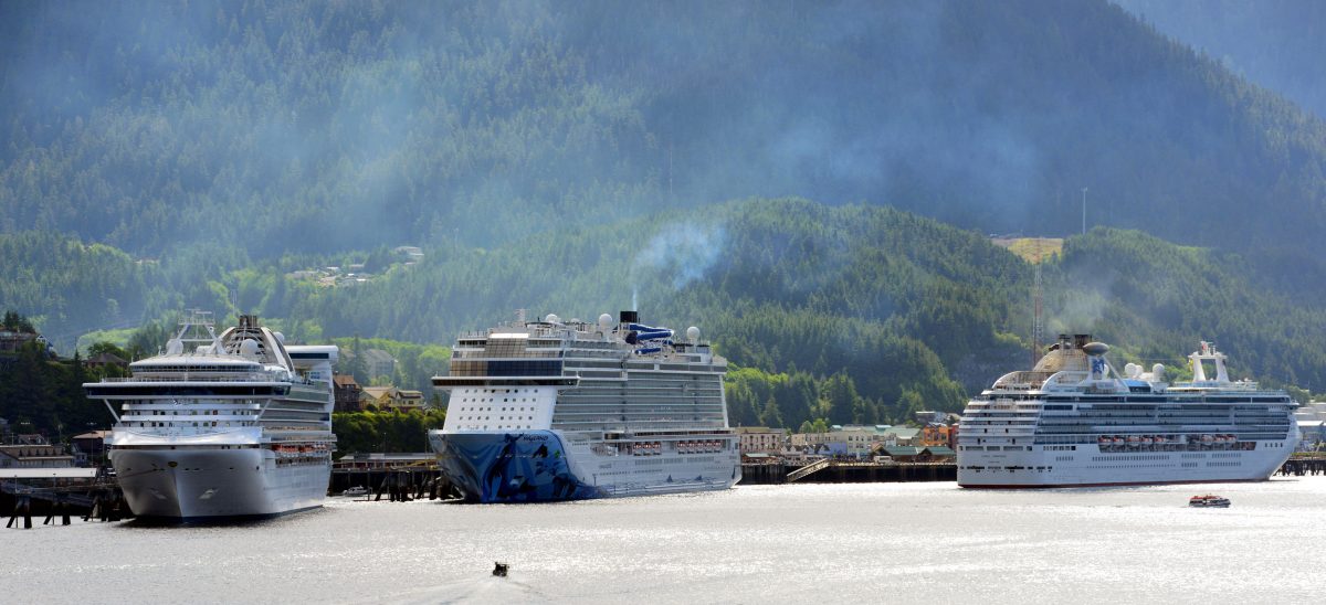 cruise ships in Ketchikan, Alaska