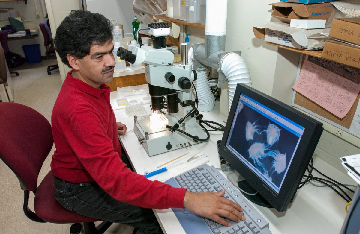 Jesús Pineda, an ocean ecologist at Woods Hole Oceanographic Institution
