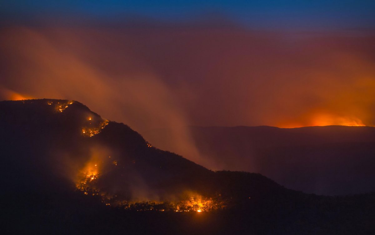 Katoomba wildfire, Australia