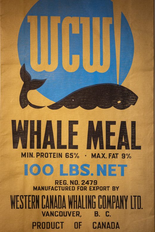 whale meal label