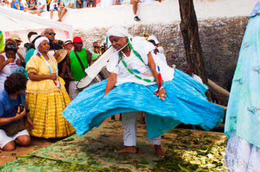 At the Festival of Iemanjá in Salvador, Brazil, devotees celebrate their goddess of the sea. Photo by Alessandra Lori/Fotoarena/Corbis