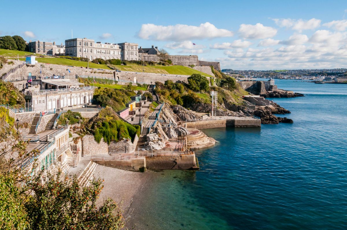 The Marine Biological Association on the coast at Plymouth