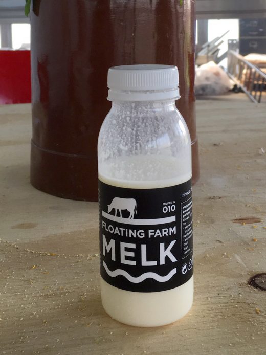floating farm milk