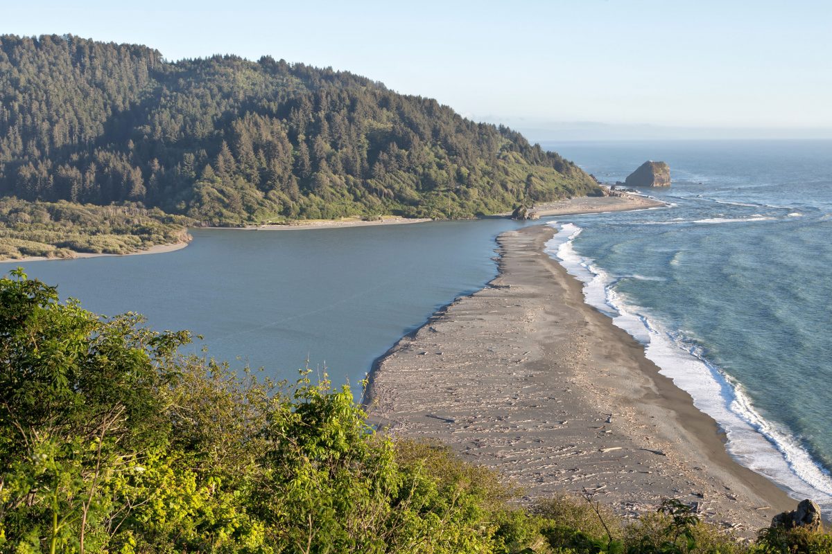 The mouth of California’s Klamath River