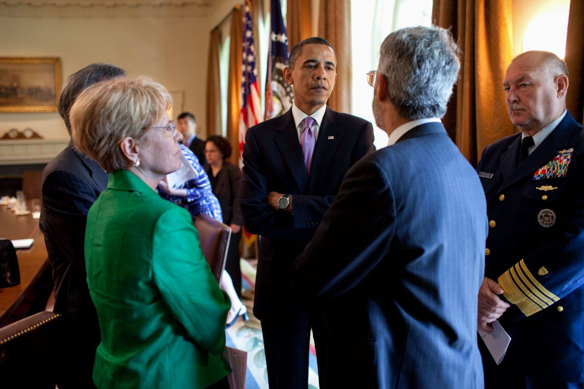Jane Lubchenco and Barak Obama