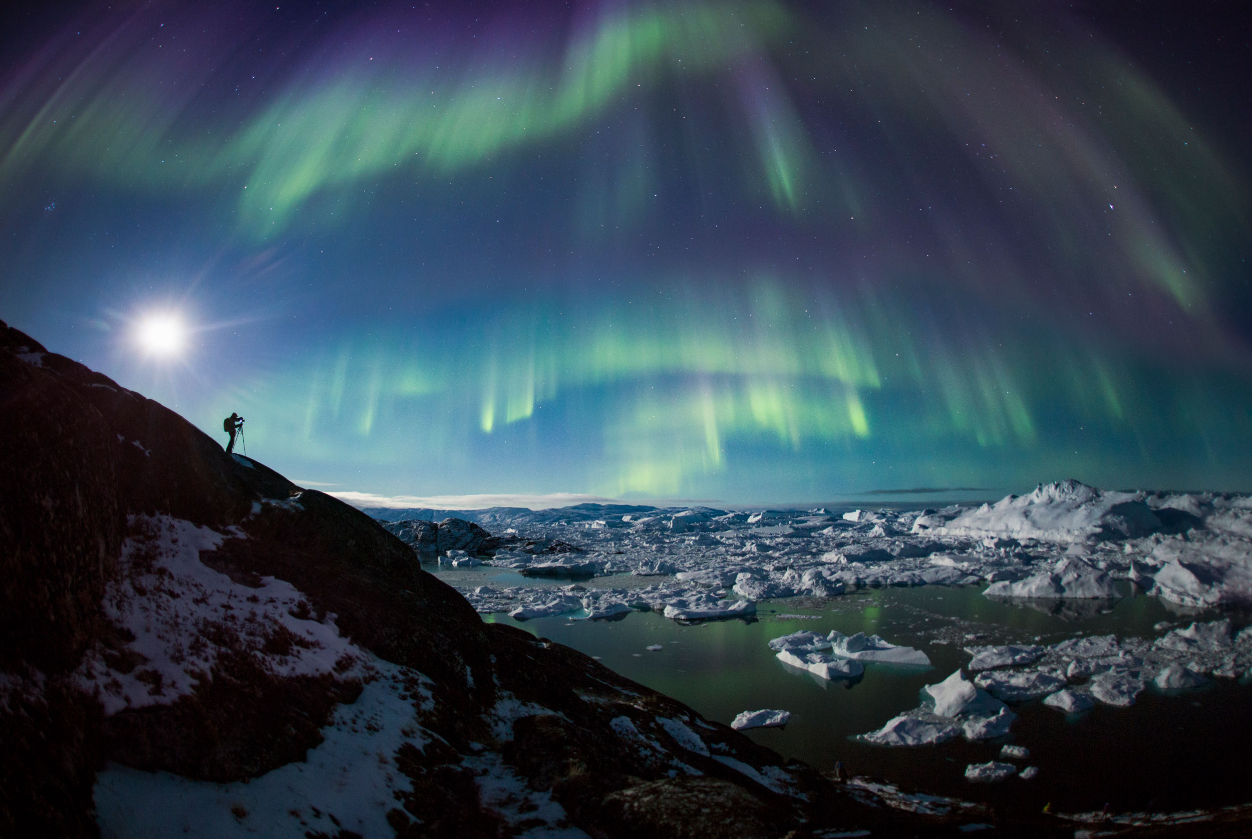 skrædder overvåge trængsler One Great Shot: Dancing Skies in Greenland | Hakai Magazine