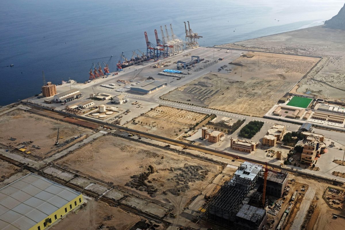 overhead photo of Gwadar Port
