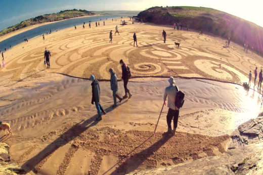 sand art by Tony Plant