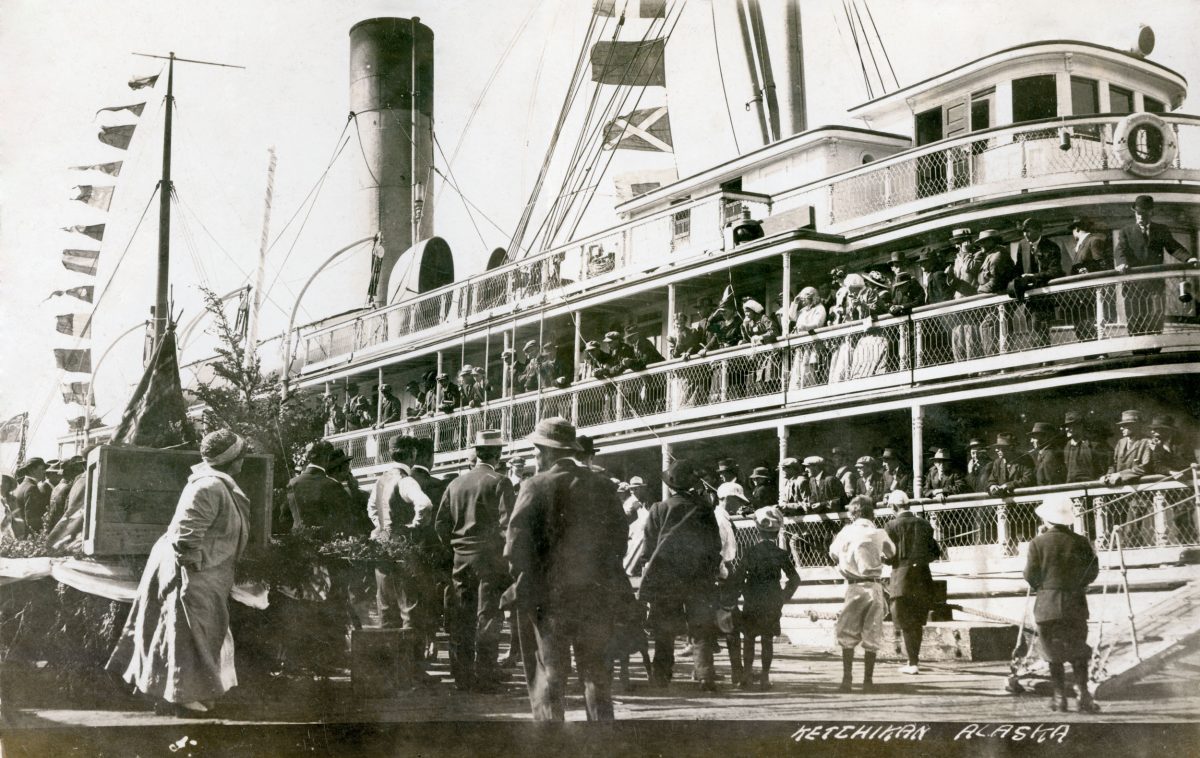 CPR Princess Royal at dock in Ketchikan circa 1915