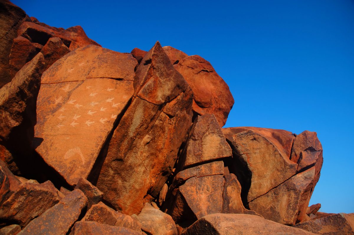 rock art at Deep Gorge, Burrup Peninsula, Western Australia