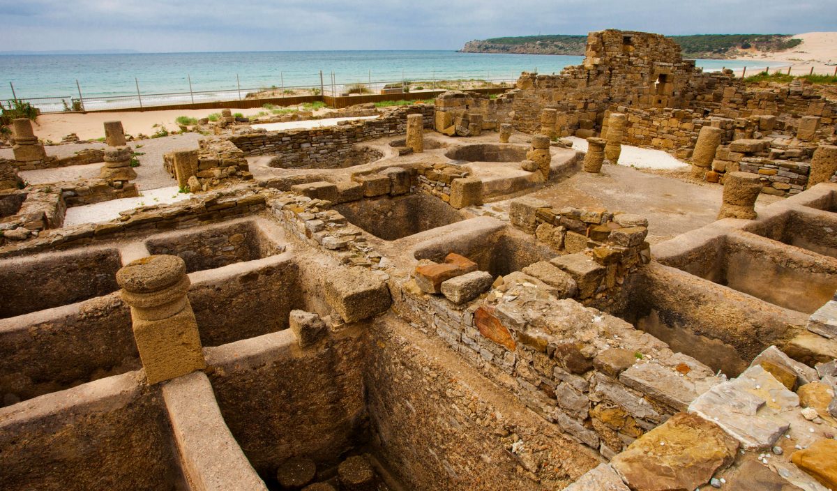 Ruins of a Roman fish factory in Spain