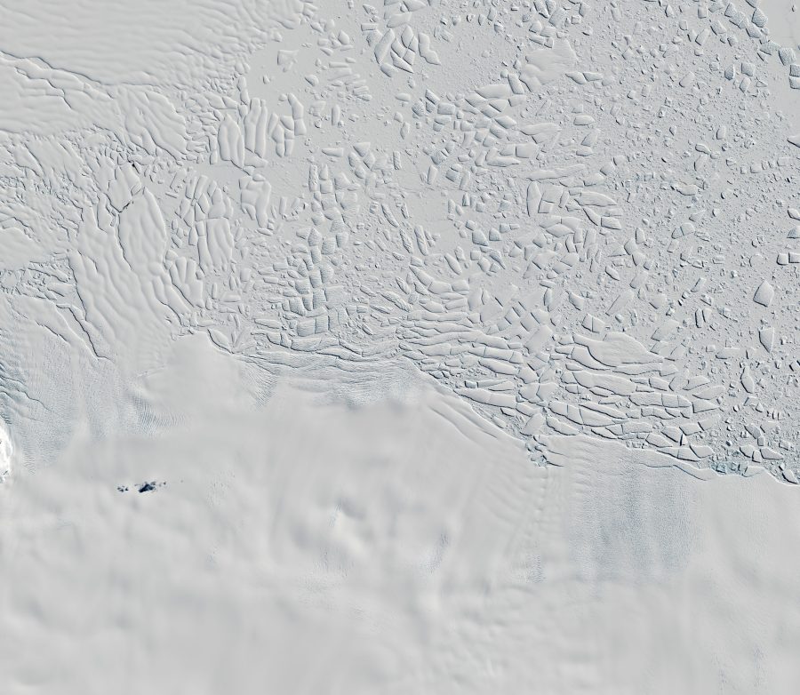 satellite image of Thwaites Glacier
