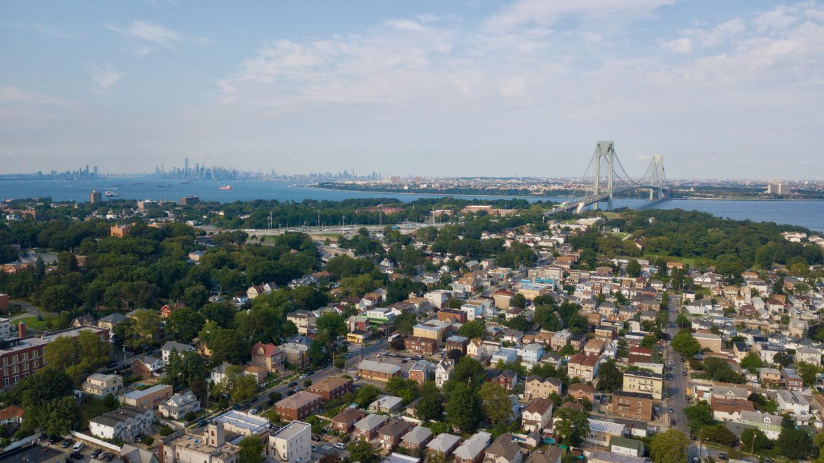 Aerial photo of Staten Island