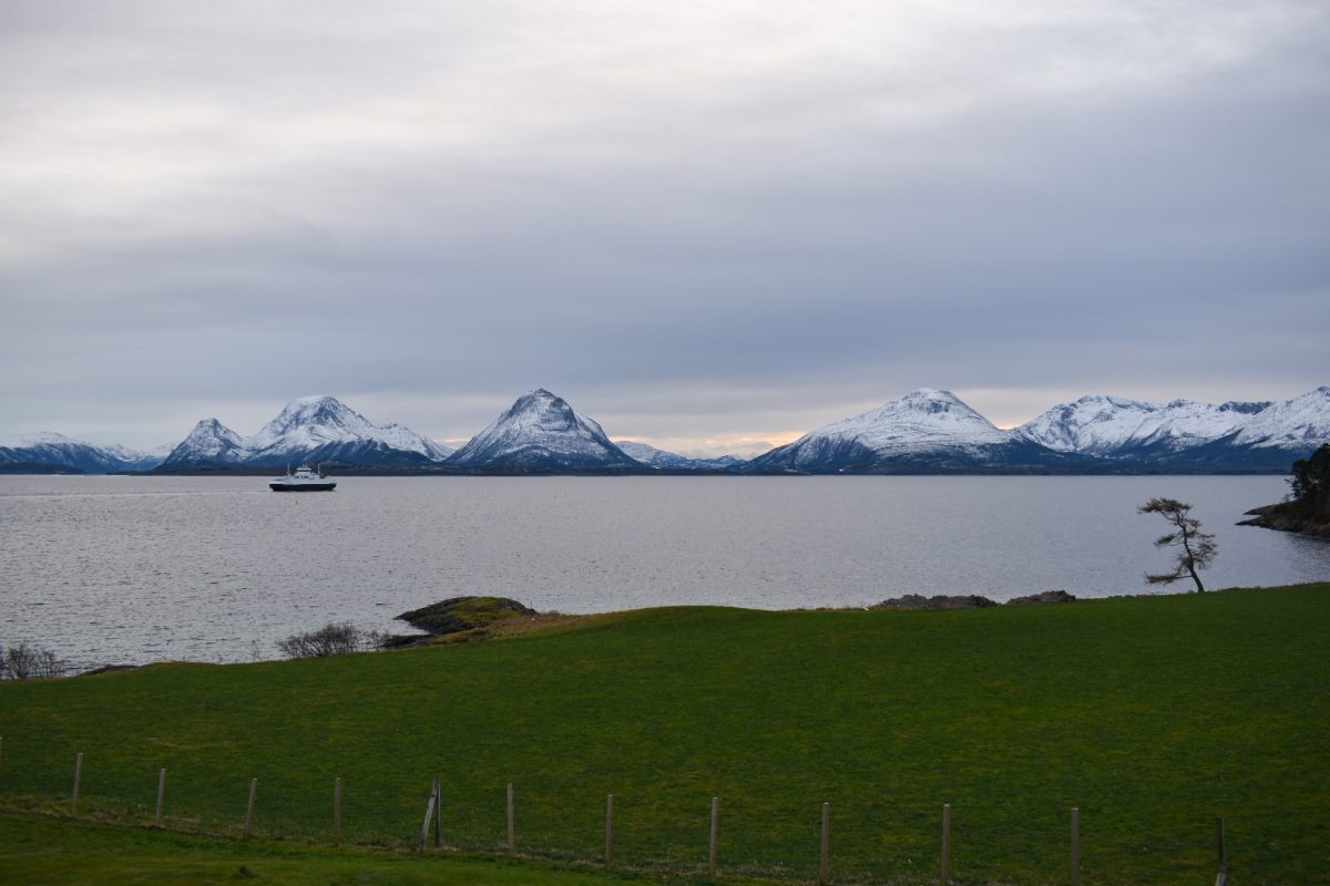 View towards the island of Tustna from Smøla, Norway