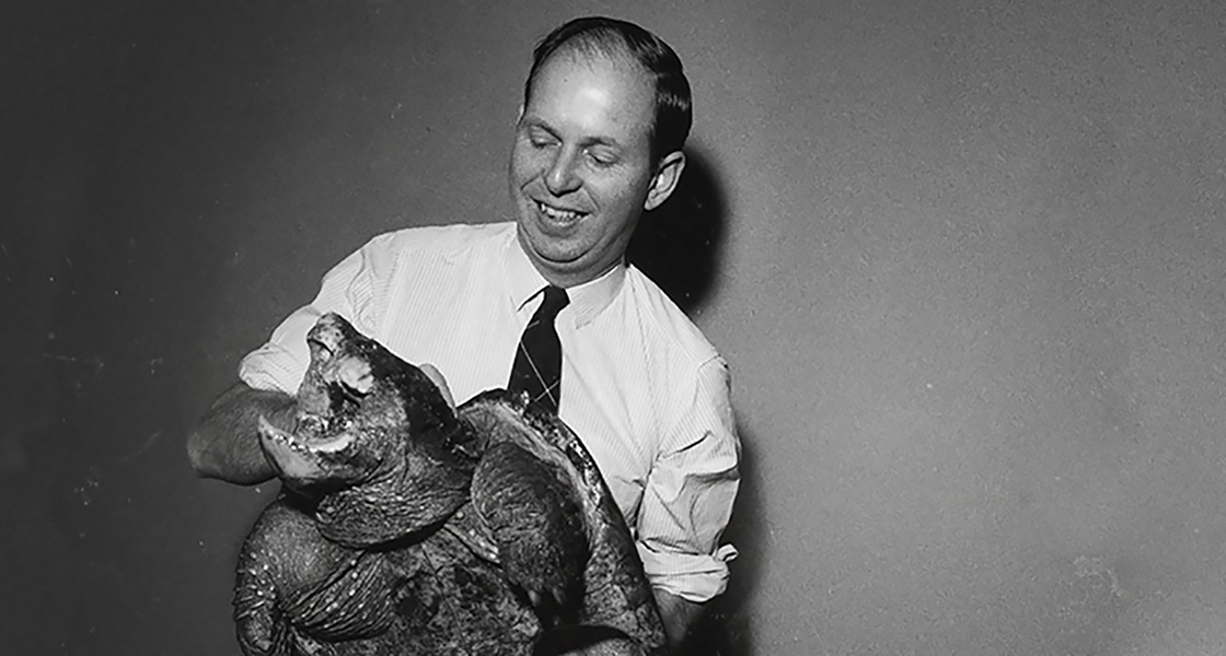 Murray Newman was the founding director of the Vancouver Public Aquarium, which opened in 1956. Newman died this year at the age of 92. Photo courtesy of Vancouver Public Library