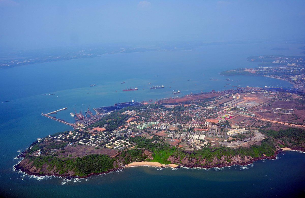 Mormugao Harbour, Aerial, Vasco da Gama, Goa, India